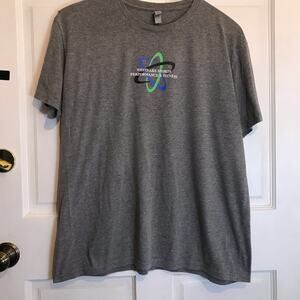 NEXT LEVEL T-Shirt Men's XL Gray Short Sleeved w/logo